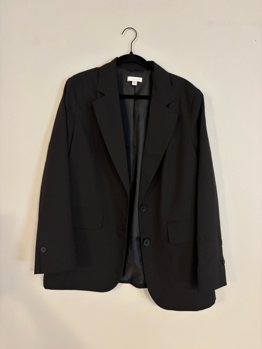 Top Shop Women’s Black Blazer Size 10(US) - Picture 3 of 7